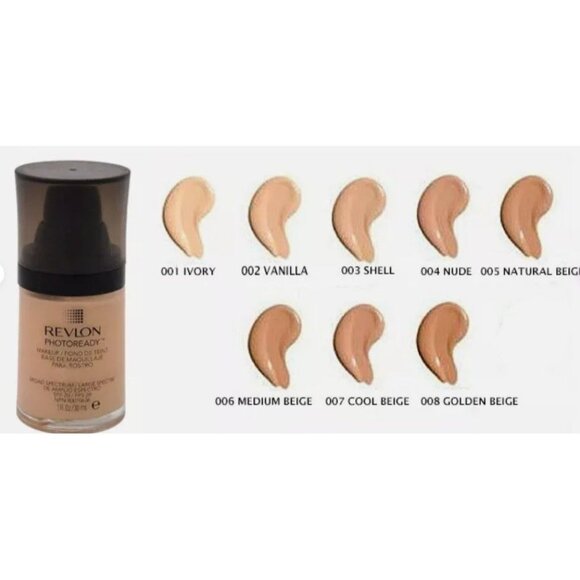 Revlon Photoready Airbrush Effect Makeup SHELL 003 SPF 20 1oz Foundation - Picture 2 of 4
